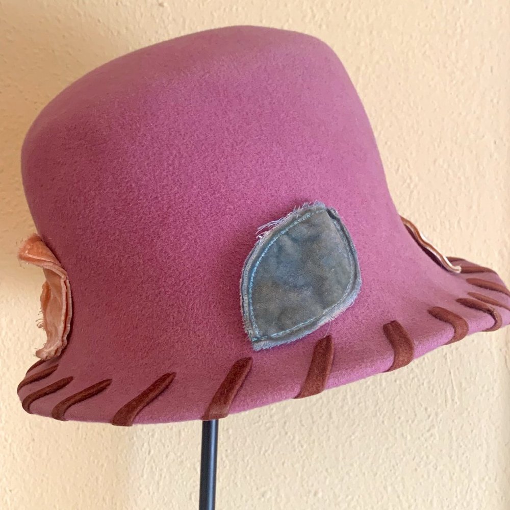 Parisian Rose Felted Hat